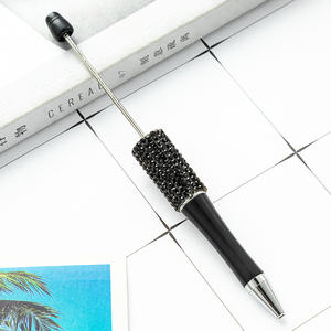 Venta al por mayor 1,0mm tinta negra diamante bolígrafo creativo DIY plástico negocio promoción novedad regalo personalizado - Product Image 5