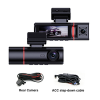 Caméra embarquée 4G 3,16 pouces 2K+1080P+1080P avec surveillance à distance, ADAS, BSD, LCA