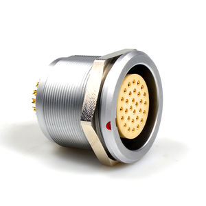 Volledig messing ronde connector Koreaanse bajonet / EGG B-serie Push-Pull/ TNC-SMA 50 Ohm/7-pins / M23 <span class=keywords><strong>3</strong></span>-12-pins mannelijke-vrouwelijke montage-aansluiting - Product Image 5