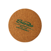 Échantillon Gratuit – Vente en Gros Usine – Sous-verres en Liège Naturel de Haute Qualité avec Support en Bois