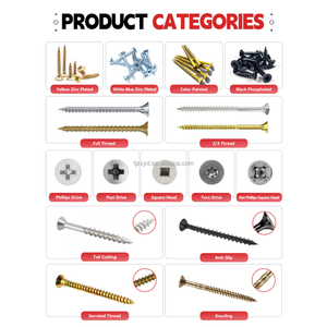 Markdown bán csk đầu răng cưa đầy đủ chủ đề Vàng kẽm mạ Phillips ổ đĩa ván vít cho tấm thạch cao - Product Image 3