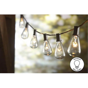 Vintage Brown Edison <b>Bulb</b> String <b>Light</b> Warm Glow Outdoor Lamp For Patio Backyard Landscape Decoration - Product Image 5