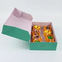 Cajas de Donuts Coloridas para Fiestas Infantiles con Donuts Mochi y Galletas