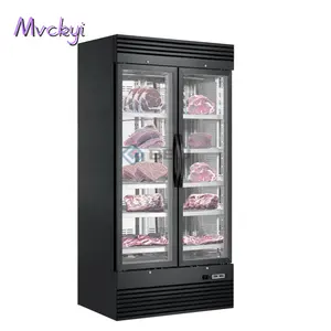Mvckyi ตู้เย็นเนื้อประตูคู่,ตู้เย็นอายุดรายเนื้อสำหรับทำให้สุกตู้เย็นอายุแห้ง