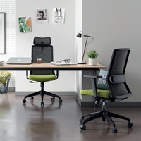 Chaise de bureau ergonomique pivotante en maille, moderne et la plus vendue, avec dossier solide et fonctions réglables