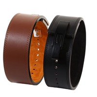 Ceinture de Soutien Lombaire en Cuir de Vachette Personnalisée pour l'Haltérophilie, Entraînement Sportif, Protection pour Soulevé de Terre et Squat, Ceinture de Fitness Unisexe Protectrice
