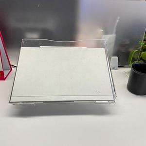 Wholesale Modern Transparent Acrylic Ergonomic <b>Computer</b> Display Stand Custom Freestanding Holder <b>For</b> Commercial Exhibition - Product Image 4