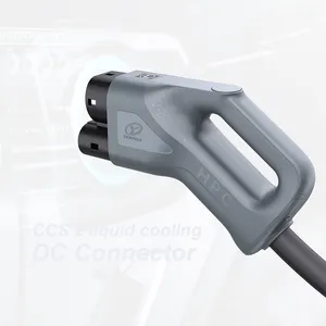 Europese Standaard Vloeistofkoelsysteem 600a 500a 1000V Ccs2 Auto Oplaadstekker Ev Oplader Connectoren