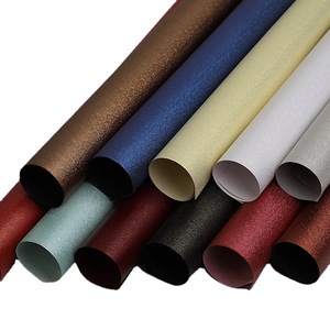Papier nacré métallisé couché brillant 120 g/m² 787x1092 mm, texture usine, papier gaufré nacré pour boîtes d'emballage - Product Image 4