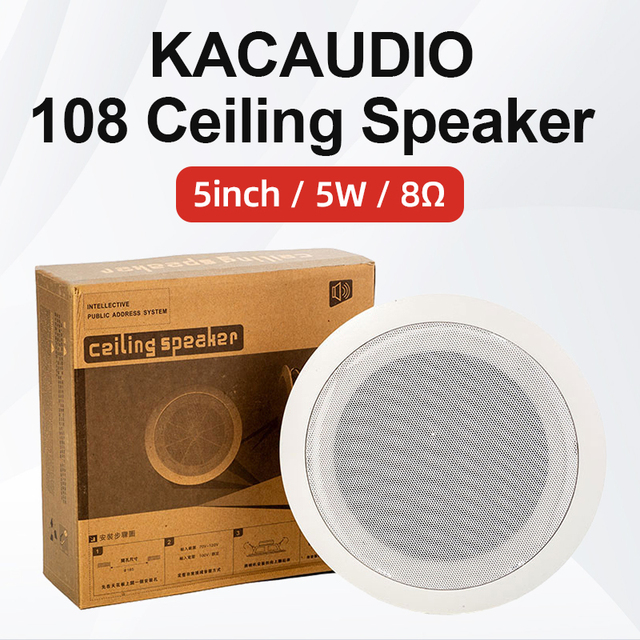 108 5 Inch Factory Direct High Quality 110-13000Hz Sound Home Theater Use Waterproof Ceiling Mounted Speaker