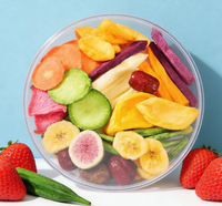 Chips de Frutas y Verduras Fritos, Bocadillos Salados, Venta al por Mayor y al Detal, Naturales y Saludables, Sin Cantidad Mínima de Pedido