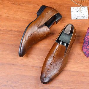 Zapatos formales de hombre de cuero genuino de lujo, zapatos Oxford de boda a la moda, de alta gama y formales - Product Image 6