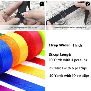 HongYi tùy chỉnh polyester chống trượt ban nhạc đàn hồi căng dây an toàn vải không trượt ban nhạc đàn hồi nhiều kích cỡ ban nhạc đàn hồi - Product Image 6