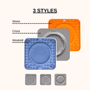 Thân Thiện Với Môi Silicone Vuông Tắm 2 Trong 1 Chậm Trung Chuyển Lick Pad Không Thấm Nước Không Trượt Hút Lớn Lick Mat - Product Image 6