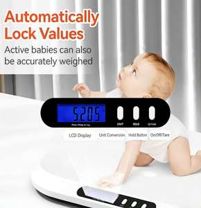 हॉट-सेलिंग स्मार्ट ब्लूटूथ इलेक्ट्रॉनिक पालतू स्केल, नवजात शिशुओं के लिए स्केल, बेबी वजन स्केल - Product Image 4