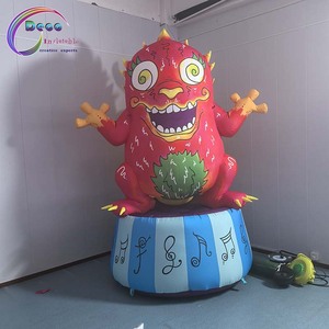 Mascotte Gonfiabile Personalizzata a Forma di Mostro Cartoon, Gigante Modello Gonfiabile Rosso per Decorazioni di Parate all'Aperto - Product Image 3