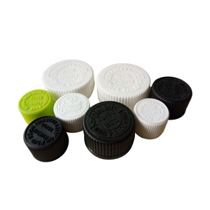 18mm 20mm 24mm 28mm White black Rib Side Pictorial Top Child-Resistant Lid (CRC) pp plastic push down safety lids