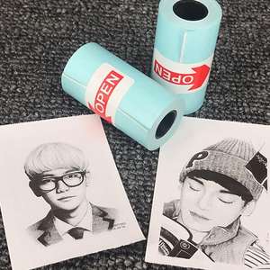 3 rouleaux de papier à impression autocollant, 30x57mm, pour Mini imprimante Photo de poche, <span class=keywords><strong>Paperang</strong></span> P1 P2, reçus de reçus - Product Image 3
