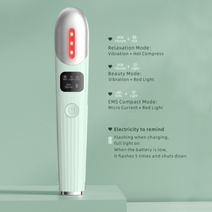 Stylo de massage oculaire chauffant par vibration EMS, best-seller, léger, USB, soin de la peau, utilisation à domicile et en voyage, appareil de soin des yeux, CE FCC - Product Image 4