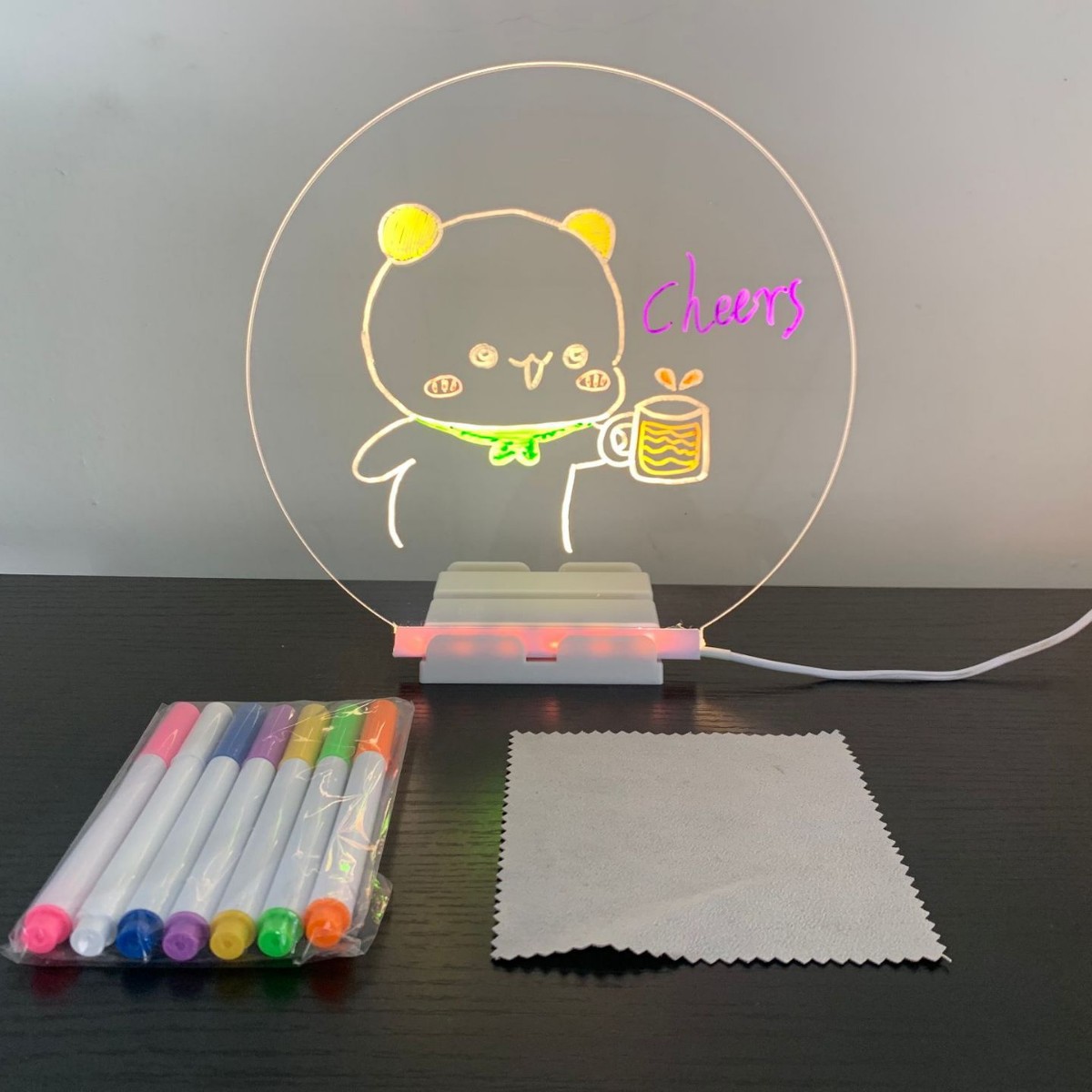 Trois bloc support rond planche à dessin 20*20cm