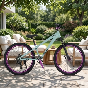 Vélo de montagne tout-terrain 24/<span class=keywords><strong>26</strong></span> <span class=keywords><strong>pouces</strong></span>, fabrication directe en Chine, couleur/taille personnalisée, frein à disque haute performance - Product Image 1