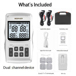 라운드웨일 5-in-1 TENS <span class=keywords><strong>EMS</strong></span> RUSS if MIC 콤보 전기치료기 (관절, 허리, 목, 전신 통증 완화용) - Product Image 2