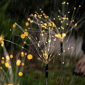 Guirlande lumineuse solaire <span class=keywords><strong>de</strong></span> jardin d'extérieur 120 LED, décoration <span class=keywords><strong>de</strong></span> Noël, étanche IP65, intensité variable, durée <span class=keywords><strong>de</strong></span> <span class=keywords><strong>vie</strong></span> <span class=keywords><strong>de</strong></span> 30 000 heures, DC 6V pour <span class=keywords><strong>chemin</strong></span> - Product Image 4