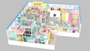 Parc de jeux intérieur haut de gamme pour enfants, personnalisé avec diverses installations de divertissement pour créer un royaume ludique pour les enfants - Product Image 4