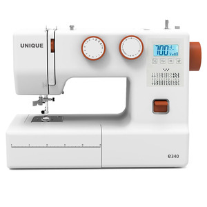 <span class=keywords><strong>Machine</strong></span> à <span class=keywords><strong>coudre</strong></span> numérique domestique UNIQUE UN-E340, contrôle de la vitesse <span class=keywords><strong>pour</strong></span> le quilting et la confection de vêtements, conviviale <span class=keywords><strong>pour</strong></span> les débutants et au design compact - Product Image 1