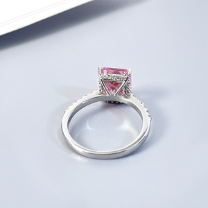 Luxury Platinum Plated Customizable Women's Engagement Wedding <b>Ring</b> <b>Set</b> Romantic Modern Style Inlay Zircon Brass Fashion <b>Rings</b> - Product Image 6