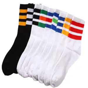 Bán buôn Mens Polyester cotton màu xám đen argyle kẻ sọc Polyester kinh doanh người đàn ông ăn mặc vớ SOX Crew giải trí vớ