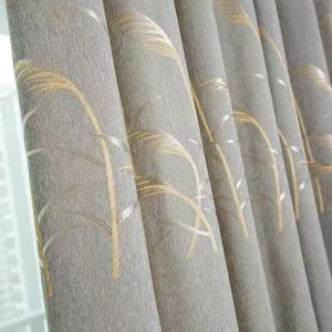 Rideaux occultants de haute précision à motifs vintage, isolation <span class=keywords><strong>thermique</strong></span>, à œillets, en polyester/coton biologique pour la maison - Vente en gros - Product Image 6