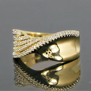 Anello dal Design Punk Lineare, Stile Unico per Donne - Product Image 3