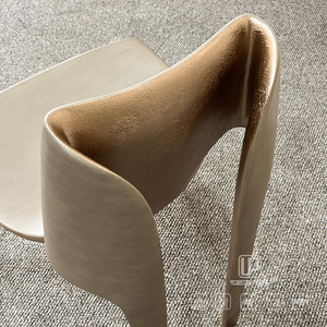 Sillas de Madera Curvadas de Diseño Moderno en Color Marrón Claro para Restaurante, Hotel, Apartamento, Oficina, Comedor - Product Image 4