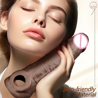 Condón de Silicona para Pene, Dispositivo de Masturbación Masculino, Funda de Silicona para Dildo LM-D802