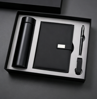 Ensemble Cadeau Luxe 2026 pour Entreprises : Carnet A5 en Cuir Personnalisable, Stylo, Mug Isotherme et Clé USB