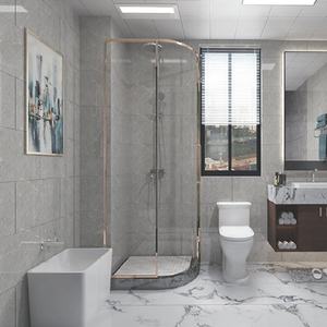 Papel tapiz adhesivo para interiores Peel and Stick Papel Tapiz Para <span class=keywords><strong>Pared</strong></span> Baño y cocina Mármol PET Azulejo Adhesivo de espuma - Product Image 5