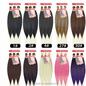 Cheveux à Tresser Retardateurs <span class=keywords><strong>Prix</strong></span> Bas de l'Usine de Xuchang, EZ Tresse Pré-étirée 52" 3X 6X, Rallonges Capillaires en Fibre Spetra pour Personnes Noires - Product Image 2