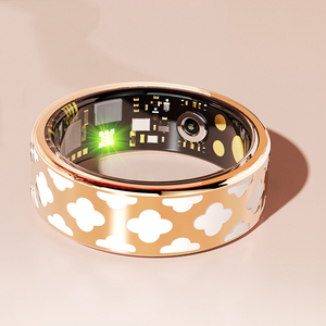 Anel Inteligente TR10M com Esmalte Colorido: Presente Fashion com <span class=keywords><strong>Monitor</strong></span> de Frequência Cardíaca, Oxigênio no Sangue e Pressão Arterial, Dispositivo Vestível com Controle por Aplicativo Esportivo - Product Image 1