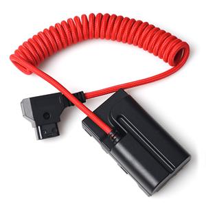 D-tap to F550 batteria fittizia <span class=keywords><strong>2</strong></span> cavo di alimentazione in Nylon a spirale | Per fotocamere 4K magia nera - Product Image 6