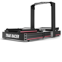 Cockpit de simulation de course automobile en profilé aluminium sur mesure 3090 40120 avec siège pour simulateur de course automobile compatible avec base de volant Direct Drive