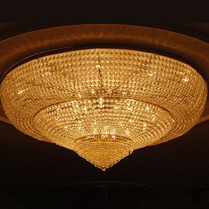 China <strong>Lighting</strong> <strong>Manufacture</strong> <strong>Modern</strong> Living Room Large Gold <strong>Modern</strong> Round Chandeliers Crystal Luxury Led Ceiling Lights Banquet Hall - Product Image 6