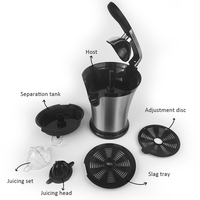 Presse-agrumes électrique en acier inoxydable, étanche, avec moteur AC, écologique, pour usage domestique et en camping-car