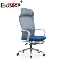 Chaise de bureau ergonomique Sihoo en promotion avec accoudoirs fonctionnels, dossier en maille et repose-pieds