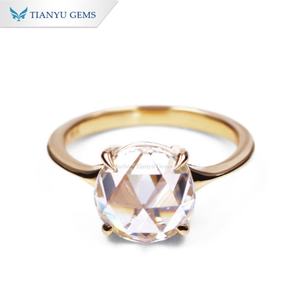 Tianyu Promoción en vivo de medio año Diamante cultivado en laboratorio Corte de Rosa redondo CVD F/SI2 2.24CT Certificado IGI gratis Diamante - Product Image 3