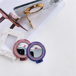 Espejo <span class=keywords><strong>de</strong></span> Maquillaje con Brillantina <span class=keywords><strong>de</strong></span> Lujo, Soporte Magnético Giratorio para <span class=keywords><strong>Teléfono</strong></span> Móvil, Anillo <span class=keywords><strong>de</strong></span> Soporte para <span class=keywords><strong>Teléfono</strong></span> - Product Image 4