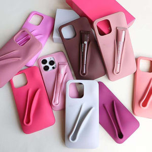 Custodia <span class=keywords><strong>per</strong></span> telefono con rossetto Hayley con Logo in scatola lucidalabbra <span class=keywords><strong>per</strong></span> <span class=keywords><strong>iPhone</strong></span> <span class=keywords><strong>11</strong></span> 12 13 14 15 16 17 Pro Max <span class=keywords><strong>Cover</strong></span> in Silicone - Product Image 4