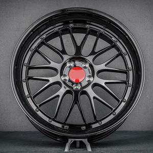 Jantes forgées GPW Split 2 pièces, finition noire usinée, multi-rayons, 17, 18, 19, 20 pouces pour BMW E46, VW <span class=keywords><strong>Golf</strong></span> <span class=keywords><strong>GTI</strong></span>, Honda Civic, Toyota Supra - Product Image 1