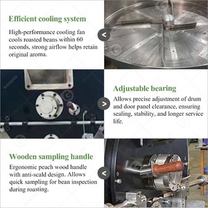 Small <strong>Coffee</strong> <strong>Roaster</strong> Machine Tostadora De Cafe 2 <strong>Kg</strong> 7.5kg 100kg Bean Roasting Equipment Oven <strong>for</strong> Commercial - Product Image 4