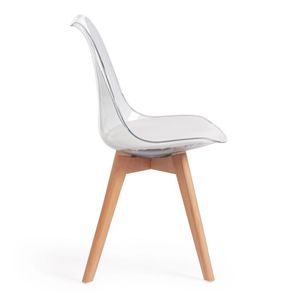 <span class=keywords><strong>Sillas</strong></span> de comedor de <span class=keywords><strong>tulip</strong></span>án transparente de gran oferta 2024, silla tapizada lateral - Product Image 2